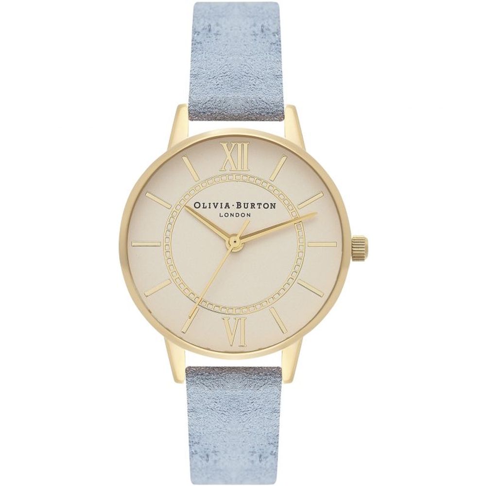 Olivia Burton Blue Artificial Leather Watch